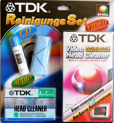 Tdk vhs cassetta pulizia a - tdk,