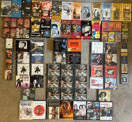 Lotto vhs dvd cassette - lotto, vhs-cd-dvd-cassette