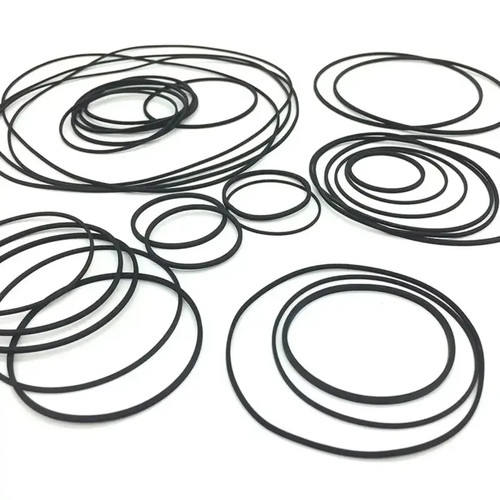 Set cinghie gomma nera - in,