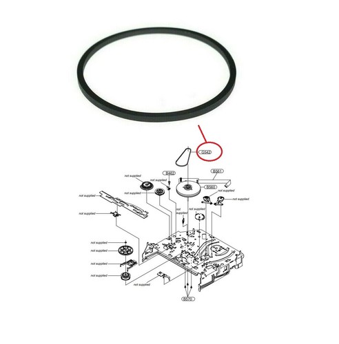 Vcr meccanico puleggia cinghia - puleggia,