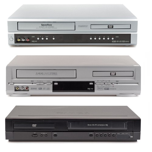 Lettore dvd videocassetta - e,