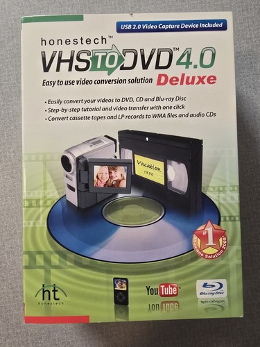 Honestech vhs dvd 0 deluxe - vhs, 4.0